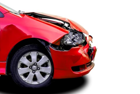 A crashed car goes on sale